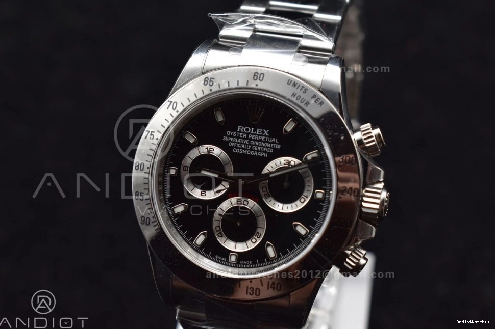 and 773 Case SA4130 Clean Bracelet 116520 Edition 1:1 Daytona Dial Best V SS SmoothTexture Black 904L 1211